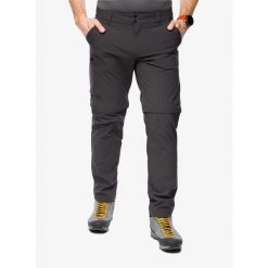 Spodnie turystyczne męskie Helly Hansen Brono Softshell Zip Off Pant. Szare spodnie materiałowe męskie Helly Hansen, bez wzorów, z softshellu, sportowe. Za 546.50 zł.