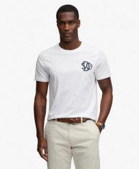 Superdry SD&Co. Relaxed T‑Shirt z organicznej bawełny – OPTIC. Białe t-shirty damskie Superdry., l, bez wzorów, z bawełny, bez kołnierzyka. Za 165.05 zł.