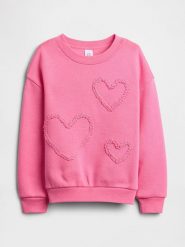 GAP Bluza w kolorze jasnoróżowym rozmiar: 68/74. Różowe bluzy i bluzki niemowlęce GAP, bez wzorów, bez ramiączek, bez kaptura. Za 60.88 zł.