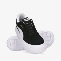 PUMA BUTY SPORTOWE SNEAKERSY DAMSKIE PUMA SUEDE MAYU 40,5. Czarne buty sportowe na co dzień damskie Puma, bez wzorów, do biegania, Puma Suede. Za 292.74 zł.