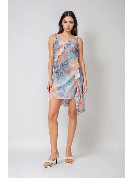 Weekday Sukienka ze wzorem rozmiar: S. Sukienki damskie Weekday, na co dzień, s, bez wzorów, bez kołnierzyka, bez ramiączek, mini, proste. Za 61.02 zł.