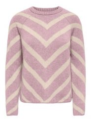 ONLY Sweter w kolorze jasnoróżowym rozmiar: S. Różowe swetry klasyczne damskie Only, s, bez kołnierzyka. Za 89.95 zł.