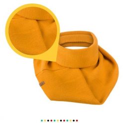 Damski komin zimowy Brødrene k4 miodowy 9940. Pomarańczowe szaliki i kominy damskie na zimę, bez wzorów. Za 64.90 zł.