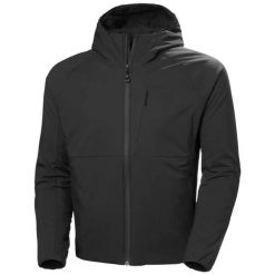 Kurtka turystyczna Helly Hansen Odin Stretch Insulat 2.0. Czarne kurtki damskie Helly Hansen, na lato, xl, bez wzorów, z elastanu, z kapturem. Za 1,005.00 zł.