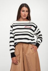 Sweter damski z kaszmirem TWINSET. Swetry klasyczne damskie Twinset Milano, s, z kaszmiru, bez kołnierzyka. Za 739.00 zł.
