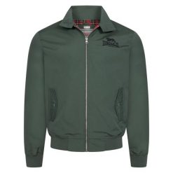 Kurtka Lonsdale Classic. Czarne kurtki męskie Lonsdale, bez wzorów, sportowe, bez kaptura. Za 371.50 zł.