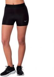 Spodenki do biegania damskie Mizuno Core Impulse Short. Czarne szorty damskie Mizuno, bez wzorów, z materiału. Za 153.99 zł.
