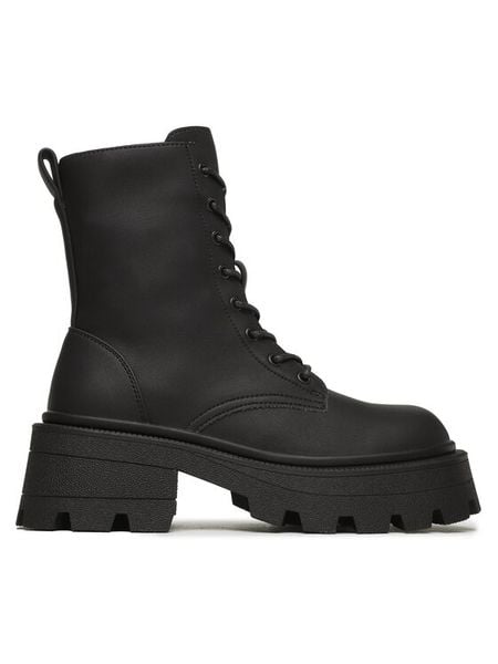 ONLY Trapery 15304974 Czarny. Czarne trapery damskie Only, ze skóry, bez obcasa. Za 349.99 zł.