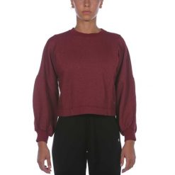 Bluza Z Balonowymi Rękawami Deha Czerwona Damskie. Czerwone bluzy bez kaptura damskie Deha, l, z bawełny. Za 267.99 zł.