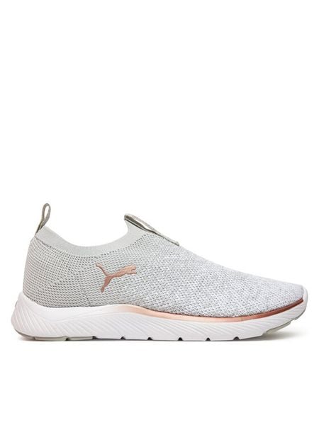 Puma Sneakersy Softride Remi Slip-On Knit Wn S 309834 02 Szary. Szare trampki i tenisówki damskie Puma, bez wzorów, z materiału. Za 219.99 zł.