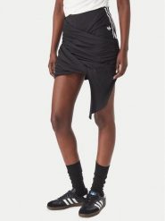 Adidas Spódnica mini Adiluna Season 2 X Jennie Wrap-Around Skirt LD8930 Czarny Regular Fit. Czarne spódniczki damskie Adidas, m, bez wzorów, z bawełny, mini, trapezowe. Za 299.99 zł.
