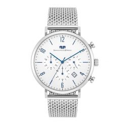 Rhodenwald & Söhne Chronograf Arakon Srebrny Stal nierdzewna Srebrny Zegarki męskie 1 ct Męskie. Szare, analogowe zegarki męskie Rhodenwald & Söhne, srebrne. Za 669.99 zł.