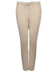 Gant Spodnie "Summer Linen" | 4150076 / Summer Linen | Kobieta | Beżowy. Brązowe spodnie materiałowe damskie Gant, bez wzorów, z elastanu. W wyprzedaży za 159.00 zł.