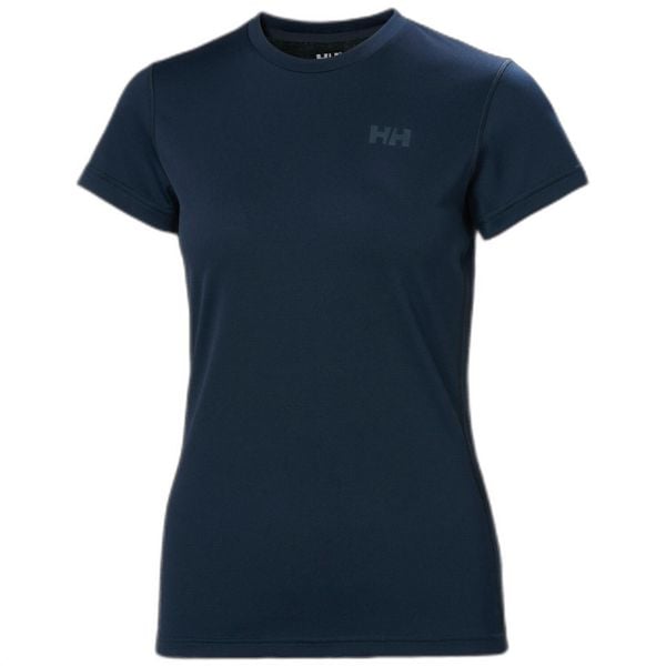 Koszulka damska Helly Hansen HH Lifa Active Solen. Niebieskie bluzki damskie Helly Hansen, bez wzorów, z tkaniny, bez kołnierzyka. Za 258.00 zł.