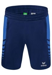 Spodenki robocze Erima Six Wings niebieskie Junior. Niebieskie szorty damskie Erima, bez wzorów, z materiału. Za 230.99 zł.