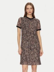 JOOP! Sukienka codzienna 30044808 Brązowy Regular Fit. Brązowe sukienki damskie Joop!, na co dzień, bez wzorów, z bawełny, bez kołnierzyka, bez ramiączek, proste. Za 439.99 zł.