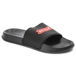 Czarne Klapki Basenowe Big Star Unisex. Czarne klapki i japonki męskie Big Star, z materiału. Za 69.99 zł.