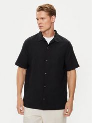 Gap Koszula 885310-02 Czarny Regular Fit. Czarne koszule męskie GAP, m, bez wzorów, z bawełny, bez kołnierzyka, bez ramiączek. Za 169.99 zł.