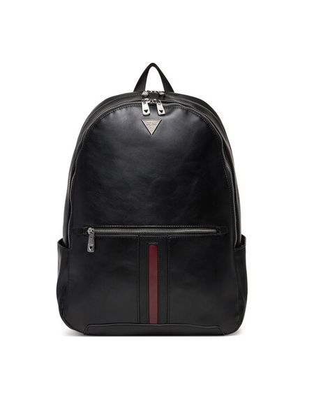 Guess Plecak HMTOCS P6111 Czarny. Czarne plecaki męskie Guess, z aplikacjami, ze skóry. Za 589.99 zł.