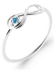 L'Atélier Précieux Srebrny pierścionek z cyrkonią rozmiar: 58. Szare pierścionki damskie L'Atélier Précieux, z cyrkonią, srebrne. Za 100.99 zł.