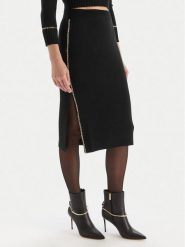 Simona Corsellini Spódnica ołówkowa A25CPGOE0101 Czarny Slim Fit. Czarne spódniczki damskie SIMONA CORSELLINI, bez wzorów, z wiskozy, ołówkowe. Za 929.99 zł.