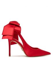 Steve Madden Szpilki Teacup 11004931 Czerwony. Czerwone szpilki Steve Madden, bez wzorów, z materiału, bez obcasa. Za 559.99 zł.