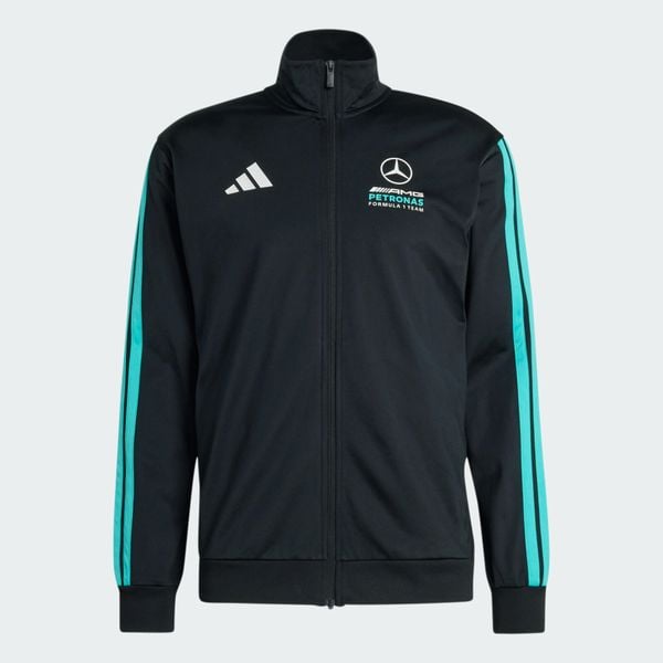 Bluza Dresowa Mercedes - Amg Petronas Formula 1 Team Dna. Czarne bluzy bez kaptura męskie Adidas, bez wzorów, z dresówki, sportowe, bez kołnierzyka, bez ramiączek. Za 329.00 zł.
