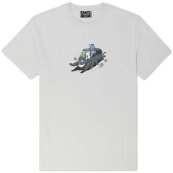 Koszulka Rip n Dip All the Smoke czarna. Białe bluzki damskie RIPNDIP, bez wzorów, bez kołnierzyka. Za 232.65 zł.