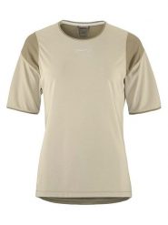 Craft Koszulka kolarska "Core Offroad XT" w kolorze khaki rozmiar: S. Brązowe bluzki sportowe damskie Craft, s, bez kołnierzyka, bez ramiączek. Za 86.99 zł.