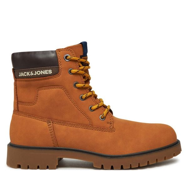 Trapery Jack & Jones. Żółte buty zimowe męskie Jack & Jones, bez zapięcia. Za 379.99 zł.