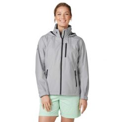 Kurtka uniwersalna damska Helly Hansen W Crew Hooded Jacket. Szare kurtki damskie Helly Hansen, s, bez wzorów, z syntetyku, bez kaptura. Za 879.00 zł.