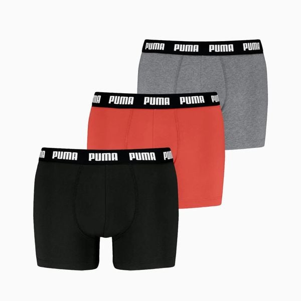 Bokserki męskie Puma EVERYDAY 3-PACK 93832711 r XXL. Bokserki męskie Puma, bez wzorów, z bawełny. Za 145.97 zł.