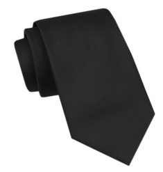 Modny Krawat Męski - Alties - Klasyczna Czerń, Jednokolorowy. Krawaty i muchy męskie Alties, bez wzorów, z tkaniny, eleganckie. Za 49.00 zł.