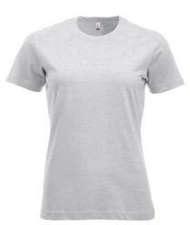 Clique New Classic-T Women Koszulka damska z ringspun bawełny – ash. Szare t-shirty damskie CLIQUE, s, bez wzorów, z bawełny, bez kołnierzyka. Za 104.58 zł.