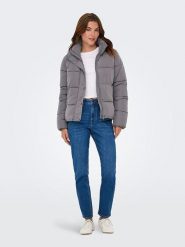 ONLY Kurtka pikowana w kolorze szarym rozmiar: M. Szare kurtki damskie Only, m, bez wzorów, bez kaptura. Za 187.52 zł.