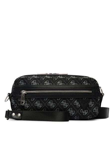 Guess Saszetka HMBENP P6250 Czarny. Czarne saszetki męskie Guess, z materiału. Za 359.99 zł.