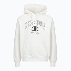 Bluza męska Champion 221599 Sweatshirt Hooded. Białe bluzy z kapturem męskie CHAMPION, l, z bawełny. Za 159.99 zł.
