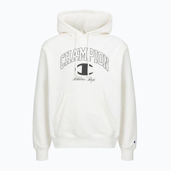 Bluza męska Champion 221599 Sweatshirt Hooded. Białe bluzy z kapturem męskie CHAMPION, l, z bawełny. Za 159.99 zł.