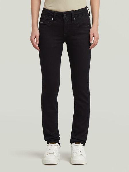 G-Star Dżinsy - Regular fit - w kolorze czarnym rozmiar: W28/L32. Czarne jeansy damskie G-Star. Za 204.48 zł.