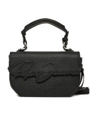 Pepe Jeans Torebka Amber Script PL031664 Czarny. Czarne torebki klasyczne damskie Pepe Jeans, bez wzorów, z jeansu, bez dodatków. Za 299.99 zł.
