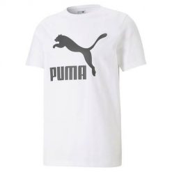 Koszulka sportowa męska Puma Classics Logo. Białe t-shirty sportowe męskie Puma, m, bez ramiączek. Za 171.00 zł.