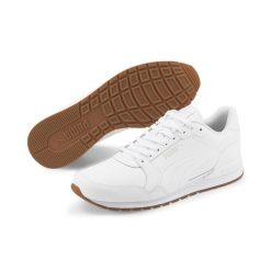 Buty męskie sportowe do chodzenia Puma ST RUNNER. Białe buty sportowe na co dzień męskie Puma, z gumy, bez zapięcia, trekkingowe. Za 202.99 zł.