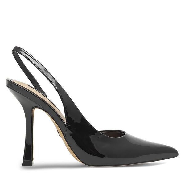 Szpilki Nine West. Czarne szpilki Nine West, bez wzorów, bez obcasa. Za 199.99 zł.