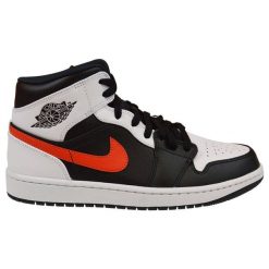 Buty sportowe męskie Nuke Air Jordan 1 Mid. Czarne buty sportowe na co dzień męskie Jordan, bez zapięcia. Za 1,200.00 zł.