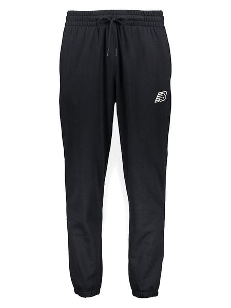 New Balance Spodnie dresowe "Sport Seasonal" w kolorze czarnym rozmiar: XL. Czarne spodnie dresowe męskie New Balance, z dresówki. Za 131.43 zł.
