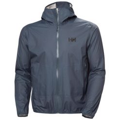 Kurtka wodoodporna Helly Hansen Verglas Fastpack. Szare kurtki męskie Helly Hansen, l, bez wzorów, bez kaptura. Za 971.50 zł.