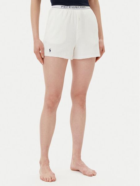 Polo Ralph Lauren Szorty piżamowe 298956519001 Écru Regular Fit. Piżamy damskie Polo Ralph Lauren, l, bez wzorów, z bawełny, bez ramiączek. Za 199.99 zł.