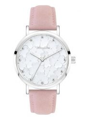 Tamaris Zegarek kwarcowy w kolorze jasnoróżowym rozmiar: onesize. Różowe, analogowe zegarki damskie Tamaris, metalowe. Za 173.99 zł.