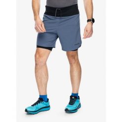 Spodenki do biegania męskie Inov-8 Trailfly Ultra 7 2in1 Short. Niebieskie szorty męskie Inov-8, na lato, bez wzorów. Za 309.99 zł.