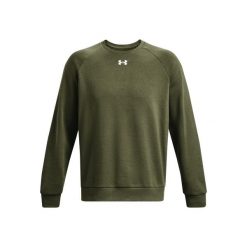 Bluza sportowa męska Under Armour Rival Fleece. Zielone bluzy bez kaptura męskie Under Armour, m. Za 337.00 zł.
